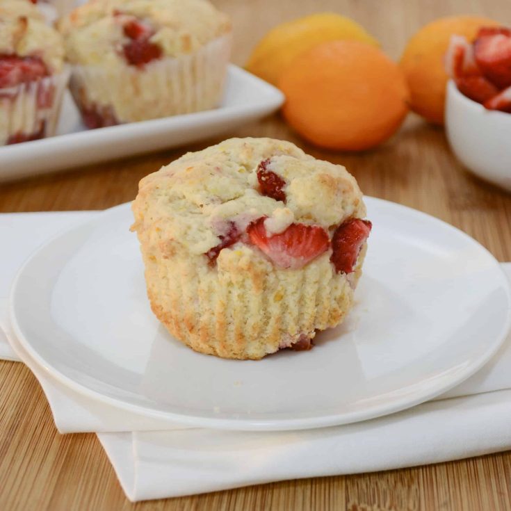 Image for Meyer Lemon Strawberry Muffins