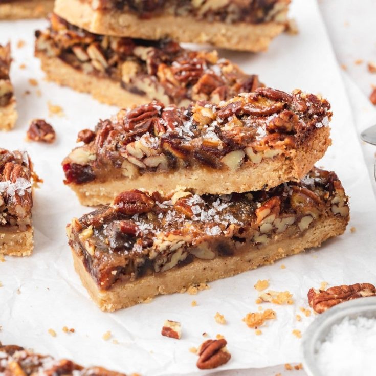 Image for Brown Butter Pecan Pie Cookie Bars Recipe ~ Barley & Sage
