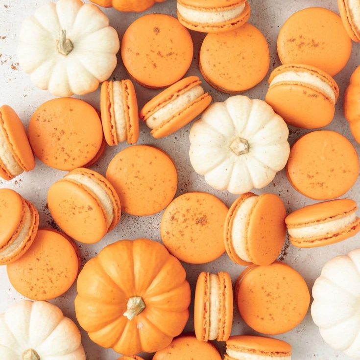 Image for Pumpkin Spice Macarons Recipe ~ Barley & Sage