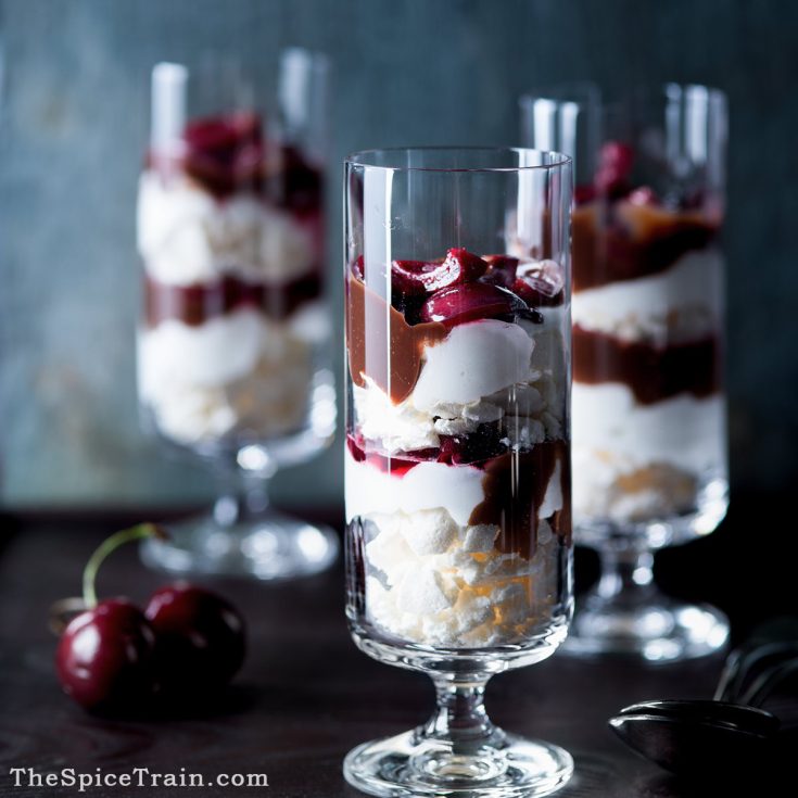 Image for Black Forest Eton Mess with Cherries and Chocolate