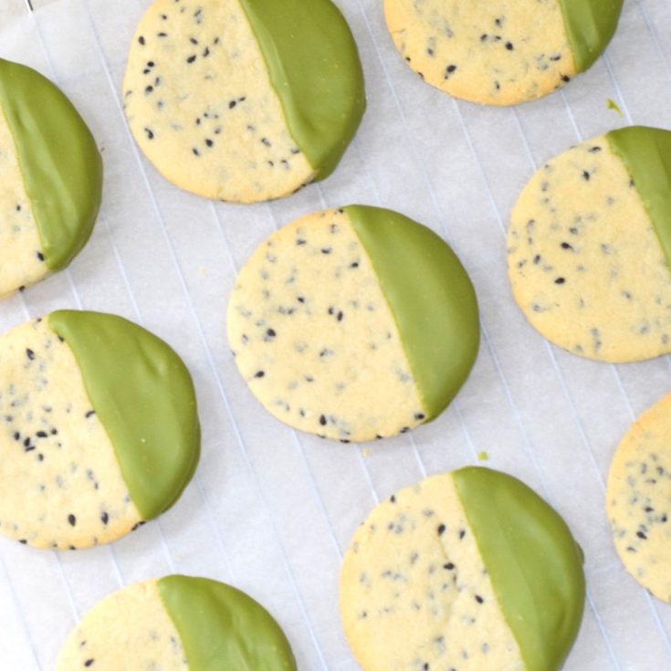 Image for Black Sesame Matcha Shortbread