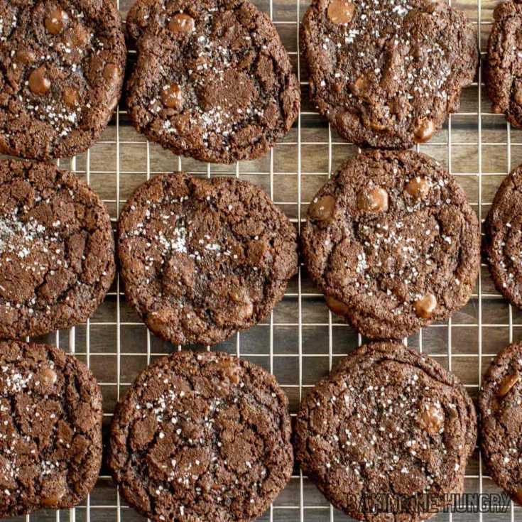 Image for Salted Brownie Cookies - Easy Chocolate Cookies!